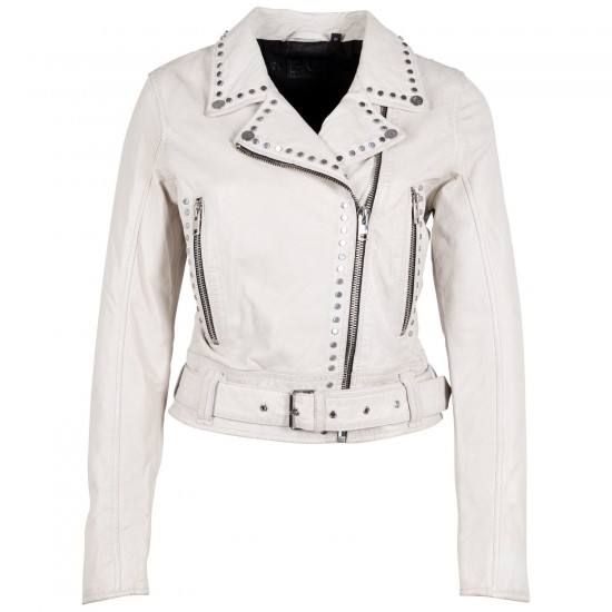 Kurtka skórzana damska Gipsy Off White G2WMaryn Kurtka skórzana damska Gipsy Off White G2WMaryn