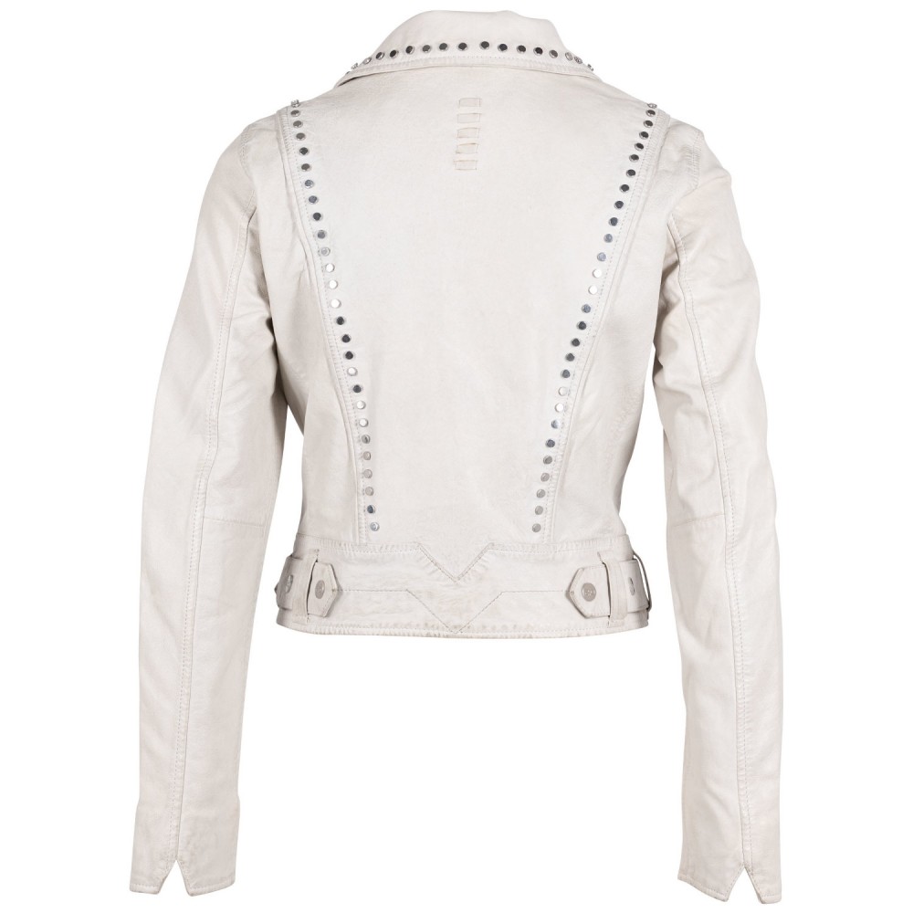 Kurtka skórzana damska Gipsy Off White G2WMaryn Kurtka skórzana damska Gipsy Off White G2WMaryn