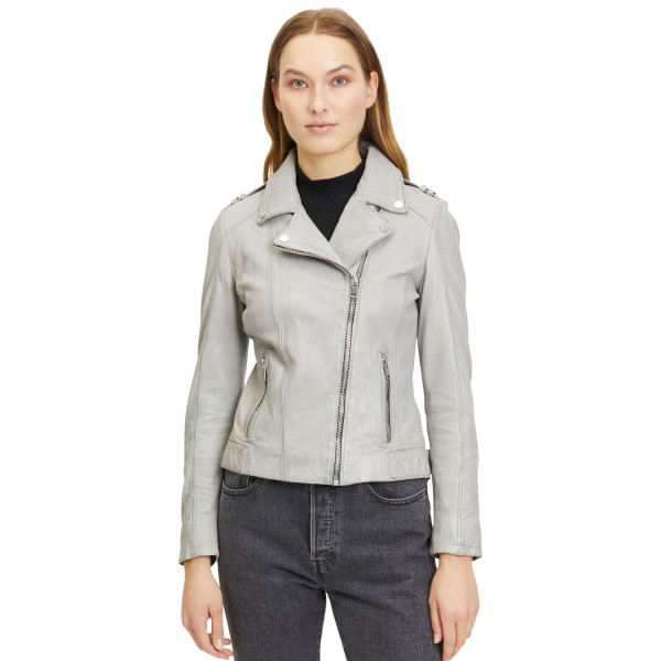 Kurtka skórzana damska Gipsy jasnoszara G2WNarin