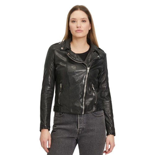 Kurtka skórzana damska Gipsy Czarna G2WNarin