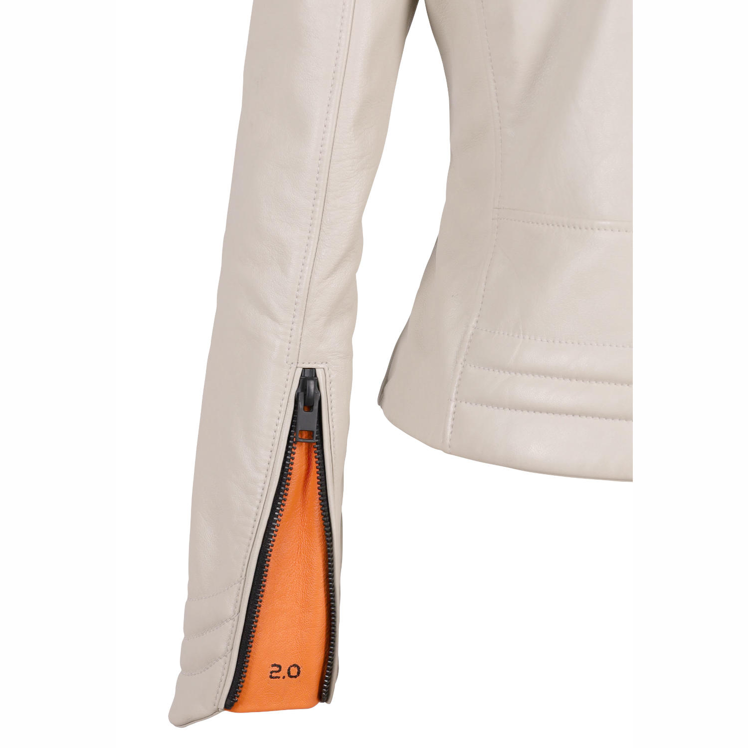 Kurtka skórzana damska Gipsy Off White G2WZane SF LAROXV – ODZIEŻ