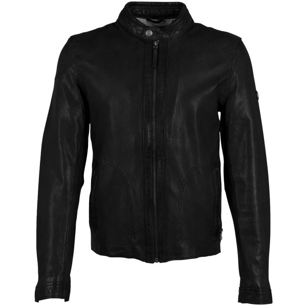 Męska skórzana kurtka Mauritius Czarna GMAdwood