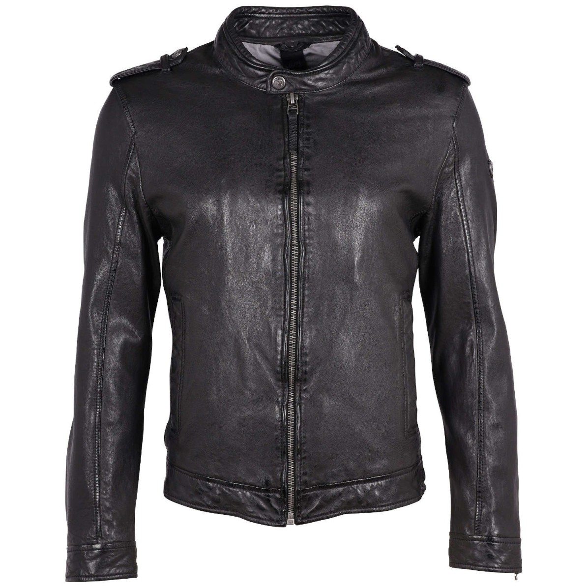 Męska skórzana kurtka Gipsy Czarna GMAktos – BLACK FRIDAY