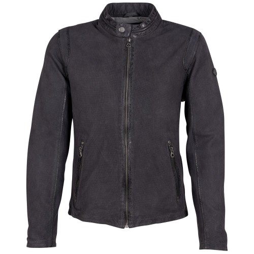 Męska skórzana kurtka Gipsy ciemnoniebieska GMBlake