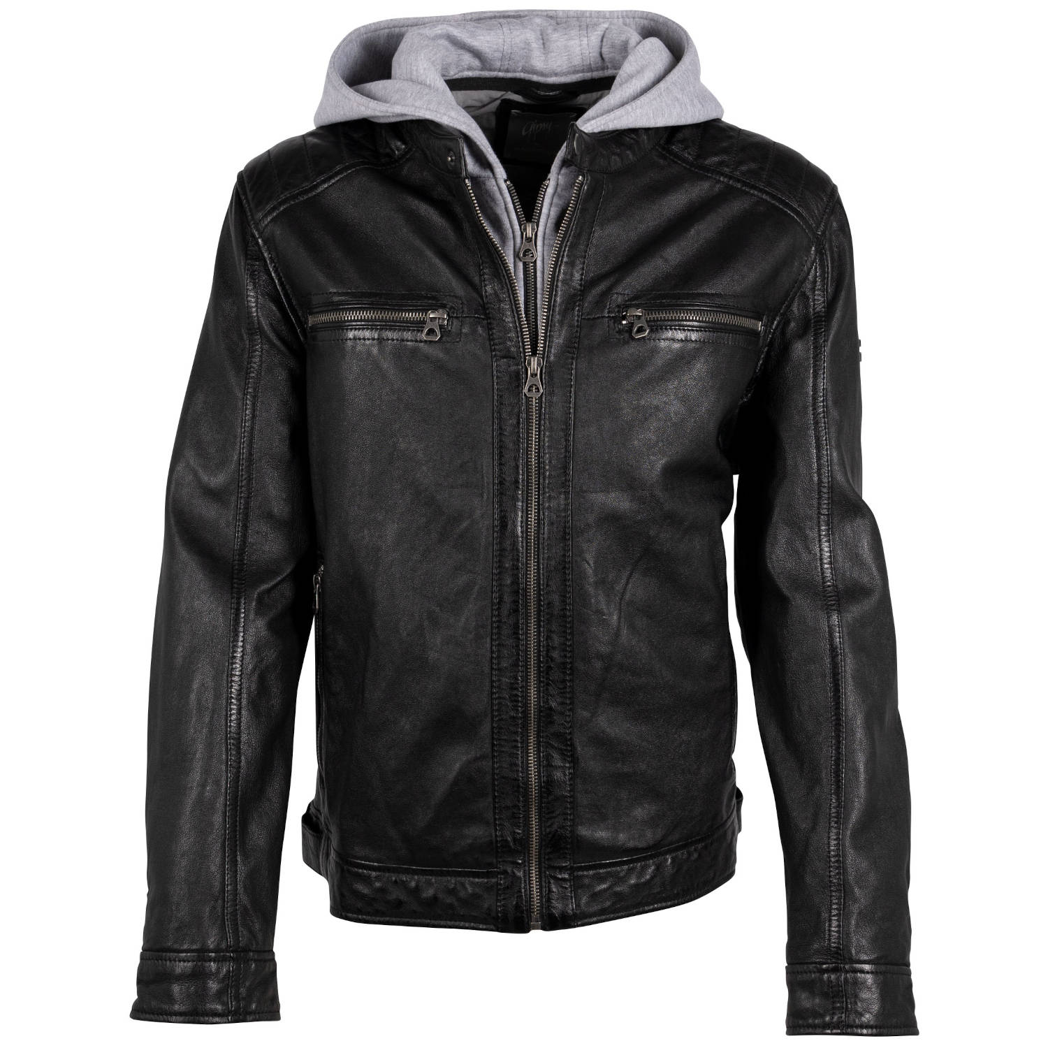 Męska skórzana kurtka Gipsy Czarna GMCain – BLACK FRIDAY Męska skórzana kurtka Gipsy Czarna GMCain – BLACK FRIDAY
