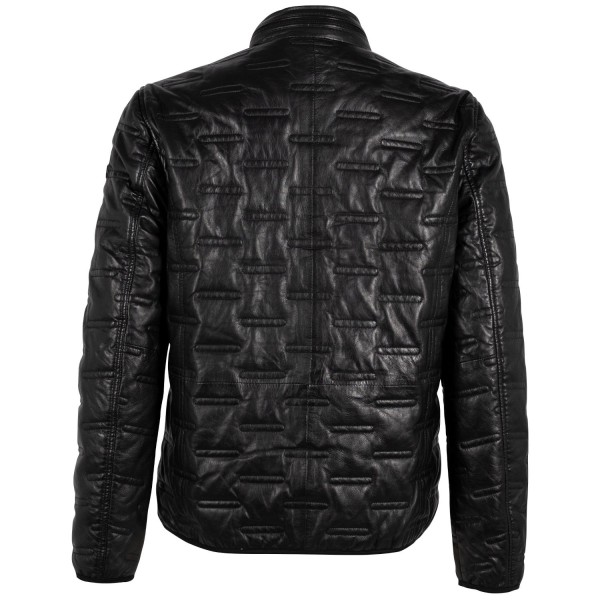 Męska skórzana kurtka Gipsy Czarna GMCalep
