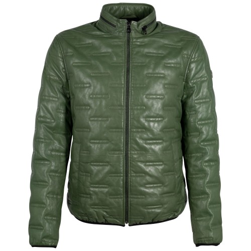 Męska skórzana kurtka Gipsy Zielona GMCalep