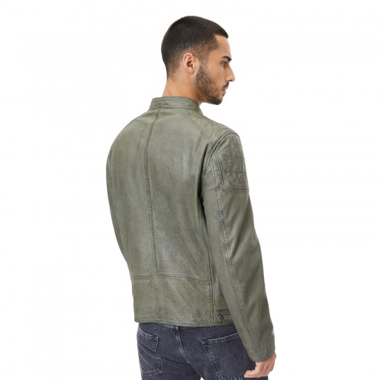 Męska skórzana kurtka Gipsy Dusty Green GMChardy
