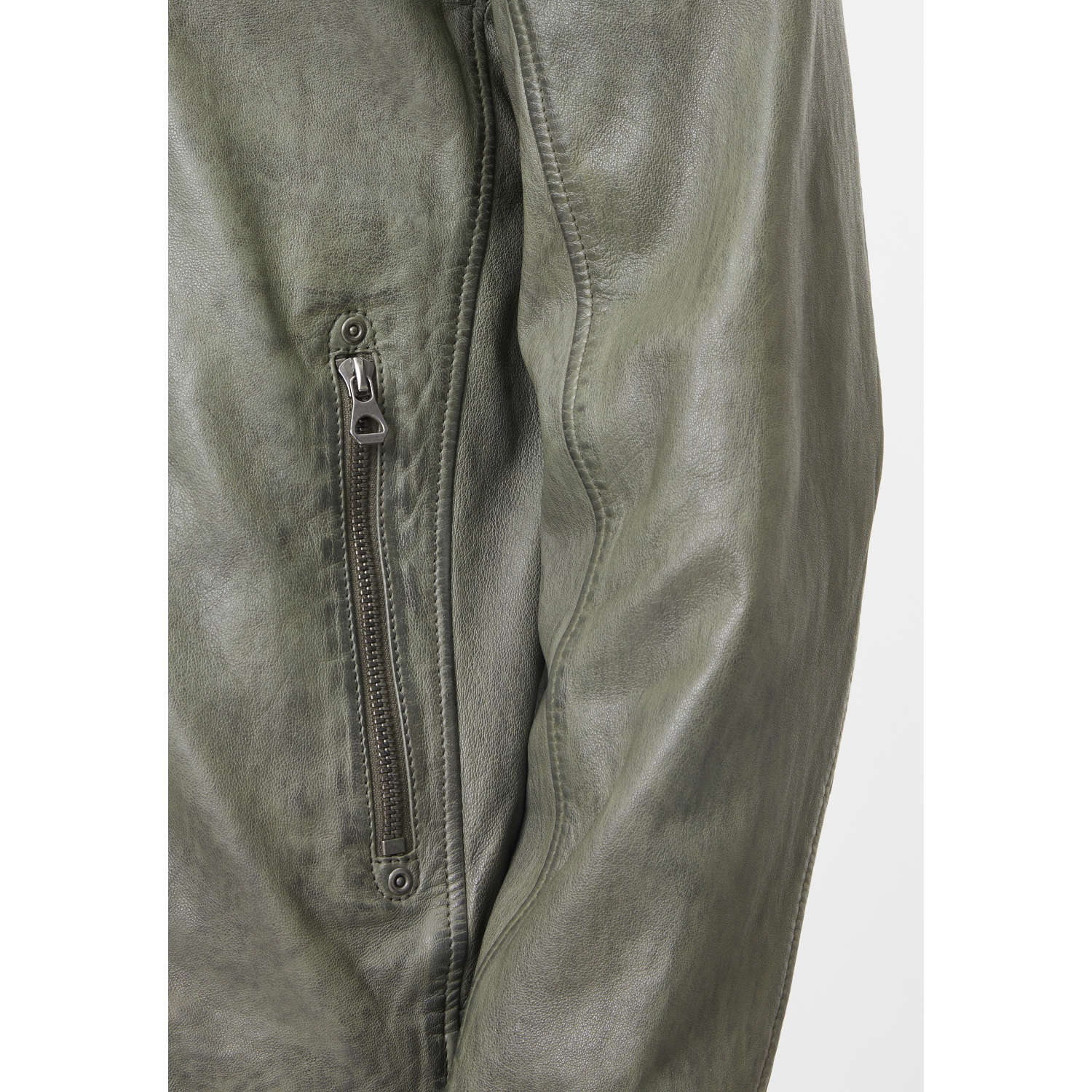 Męska skórzana kurtka Gipsy Dusty Green GMChardy – BLACK FRIDAY