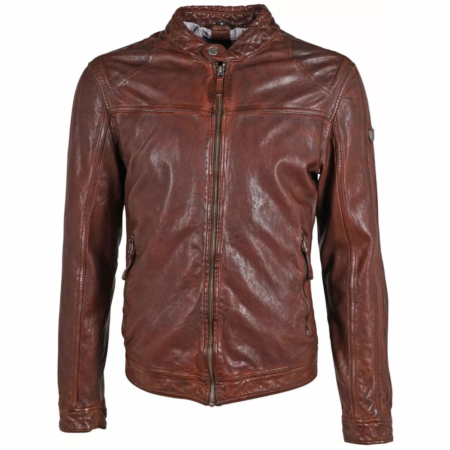 Męska skórzana kurtka Gipsy Chestnut GMChuto SF LGAWV – ODZIEŻ