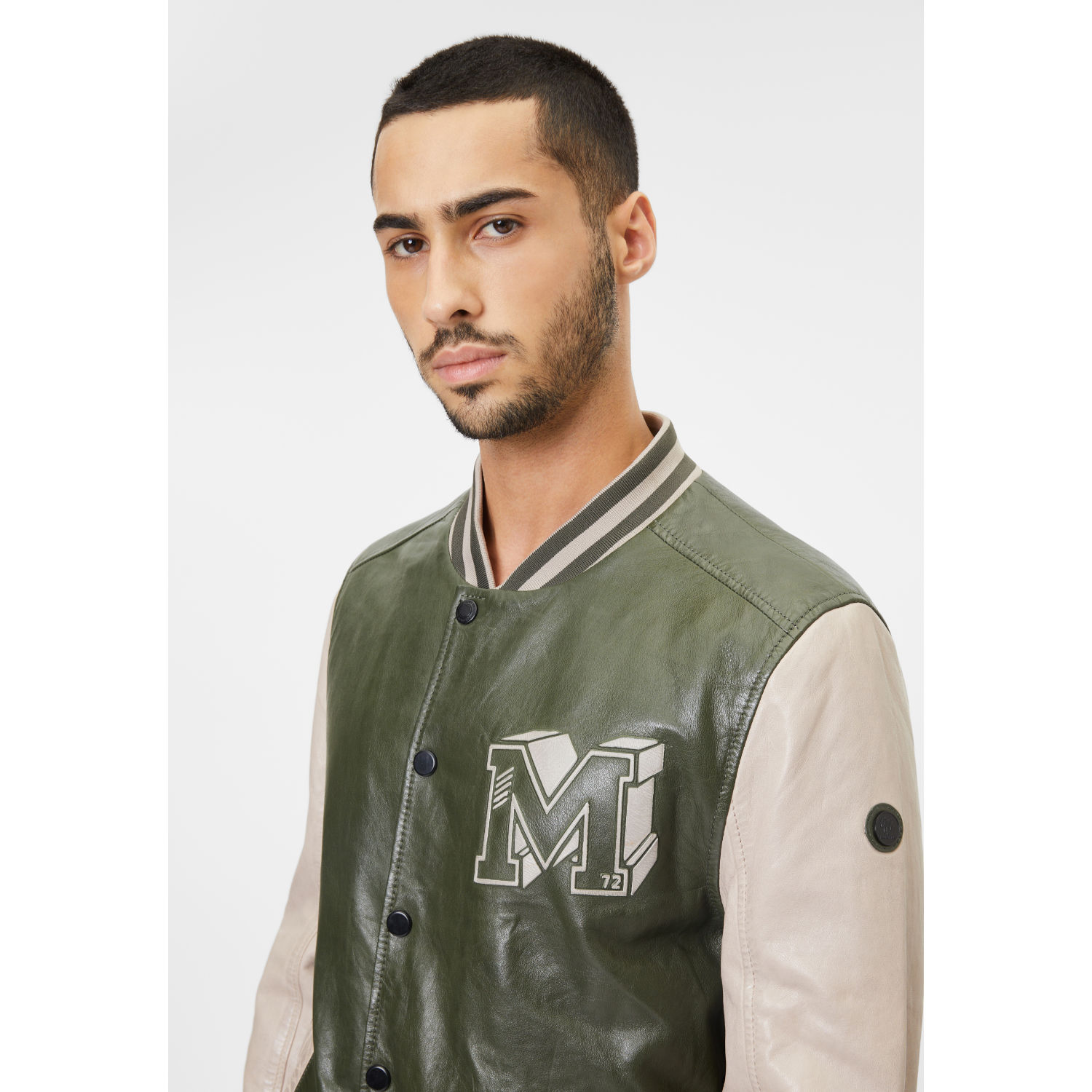 Męska skórzana kurtka Gipsy Ciemnozielona/Jasnoszara GMCuno – BLACK FRIDAY Męska skórzana kurtka Gipsy Ciemnozielona/Jasnoszara GMCuno – BLACK FRIDAY