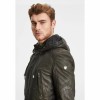 Męska długa skórzana kurtka Gipsy Olive GMEsmond LCOUNTV W – BLACK FRIDAY