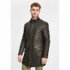 Męska długa skórzana kurtka Gipsy Olive GMEsmond LCOUNTV W – BLACK FRIDAY