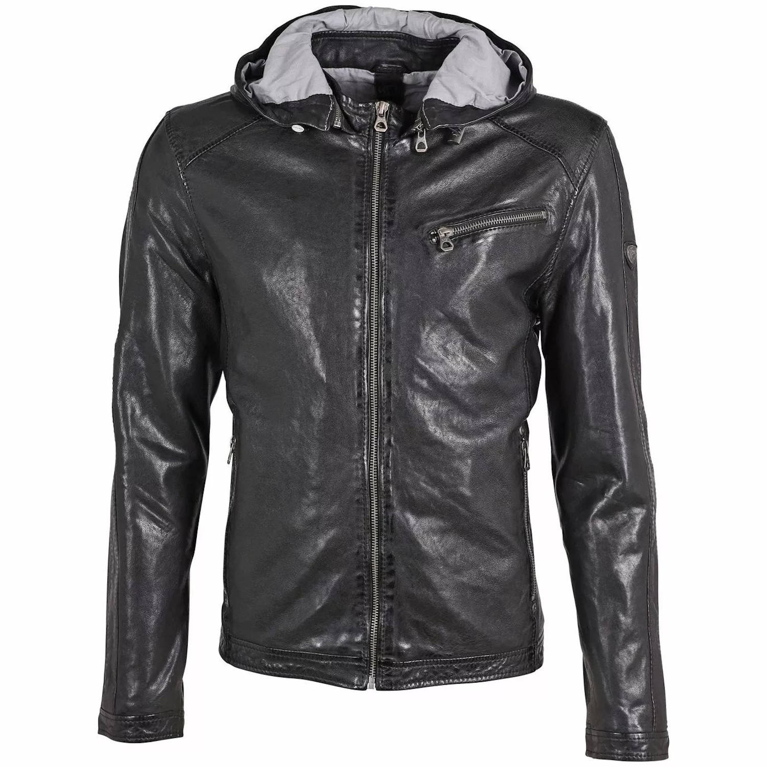 Męska skórzana kurtka Gipsy Czarna GMGlenno LAMAXV – BLACK FRIDAY