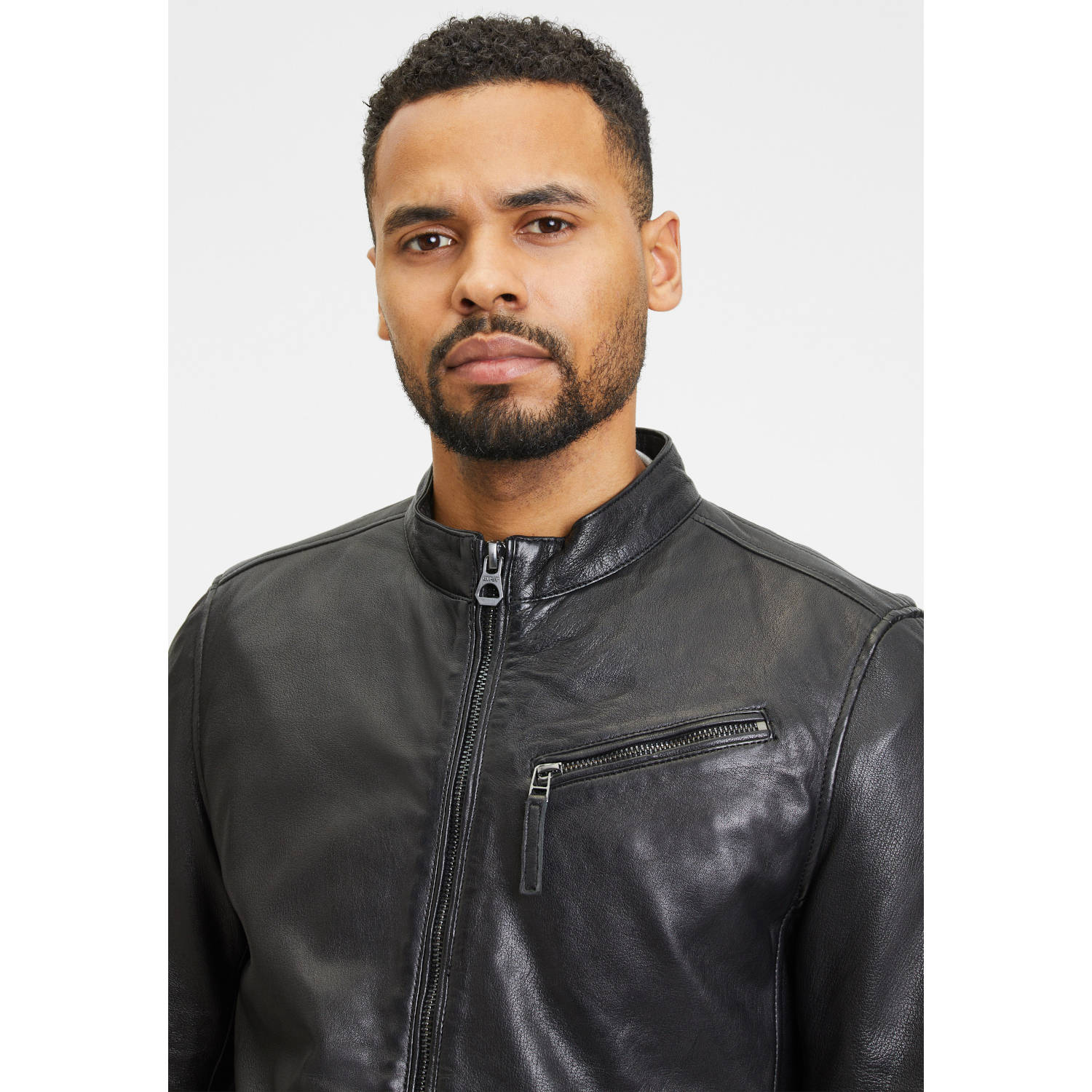 Męska skórzana kurtka Gipsy Czarna GMJaqua – BLACK FRIDAY