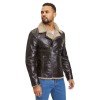 Męski płaszcz futrzany Gipsy Ciemnobrązowy GMLetro – BLACK FRIDAY Męski płaszcz futrzany Gipsy Ciemnobrązowy GMLetro – BLACK FRIDAY