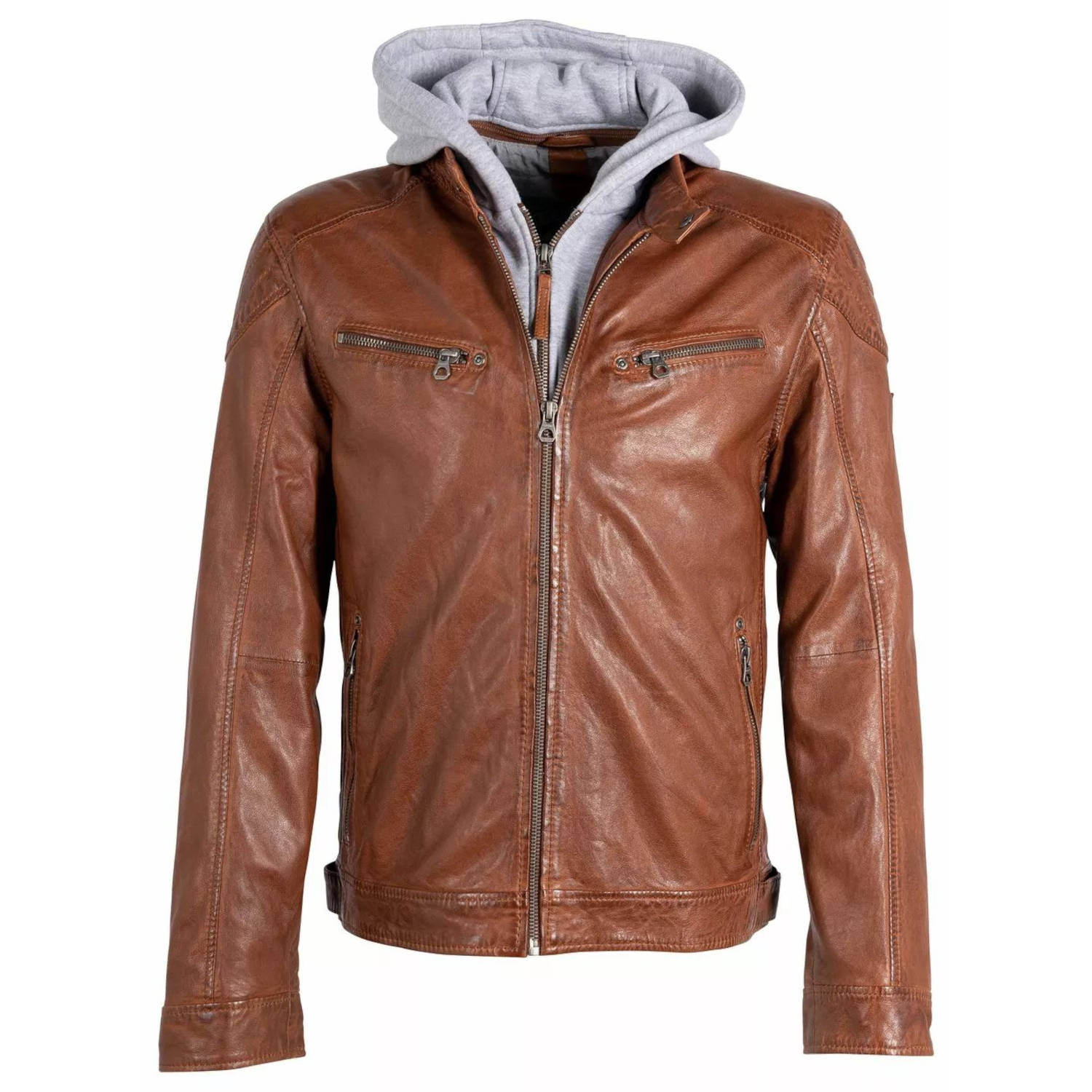 Męska skórzana kurtka Gipsy Cognac GMLyron – ODZIEŻ Męska skórzana kurtka Gipsy Cognac GMLyron – ODZIEŻ