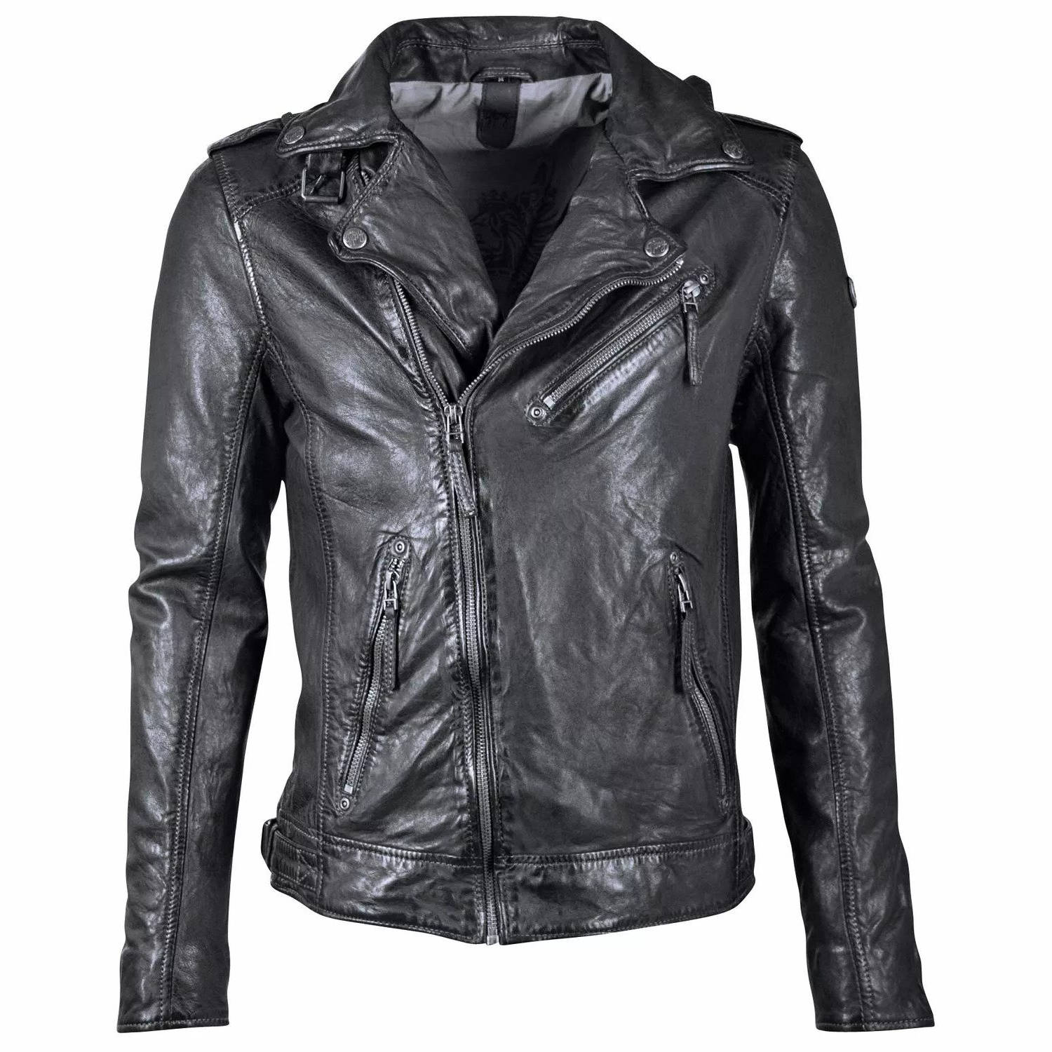 Męska skórzana kurtka Gipsy Antracyt GMMalic – BLACK FRIDAY