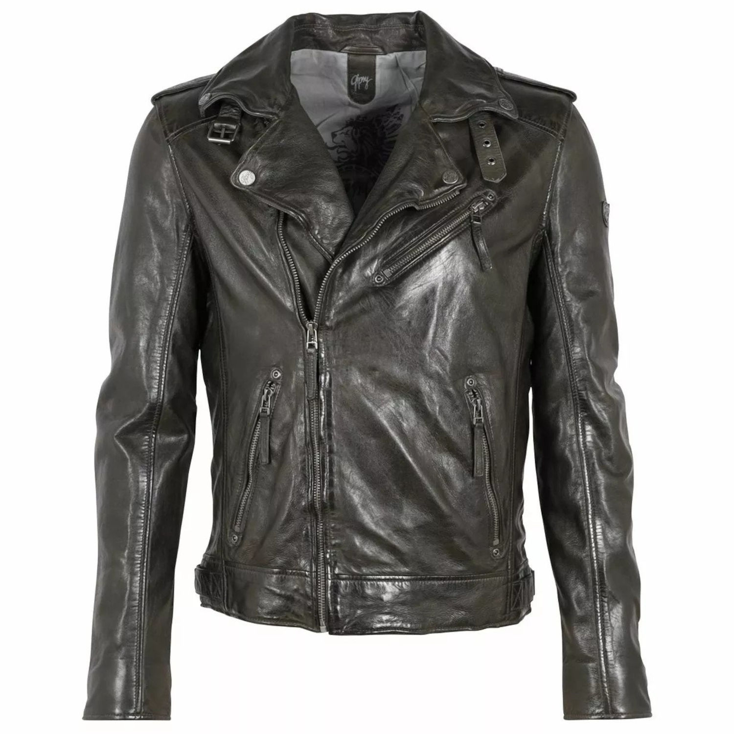 Męska skórzana kurtka Gipsy Olive GMMalic S22 SF STUV – BLACK FRIDAY