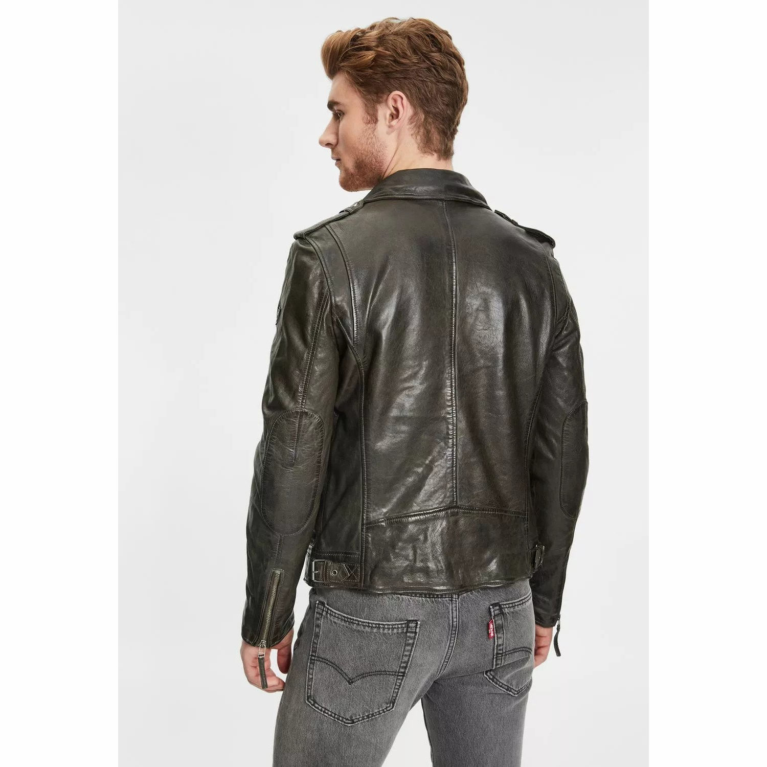 Męska skórzana kurtka Gipsy Olive GMMalic S22 SF STUV – BLACK FRIDAY