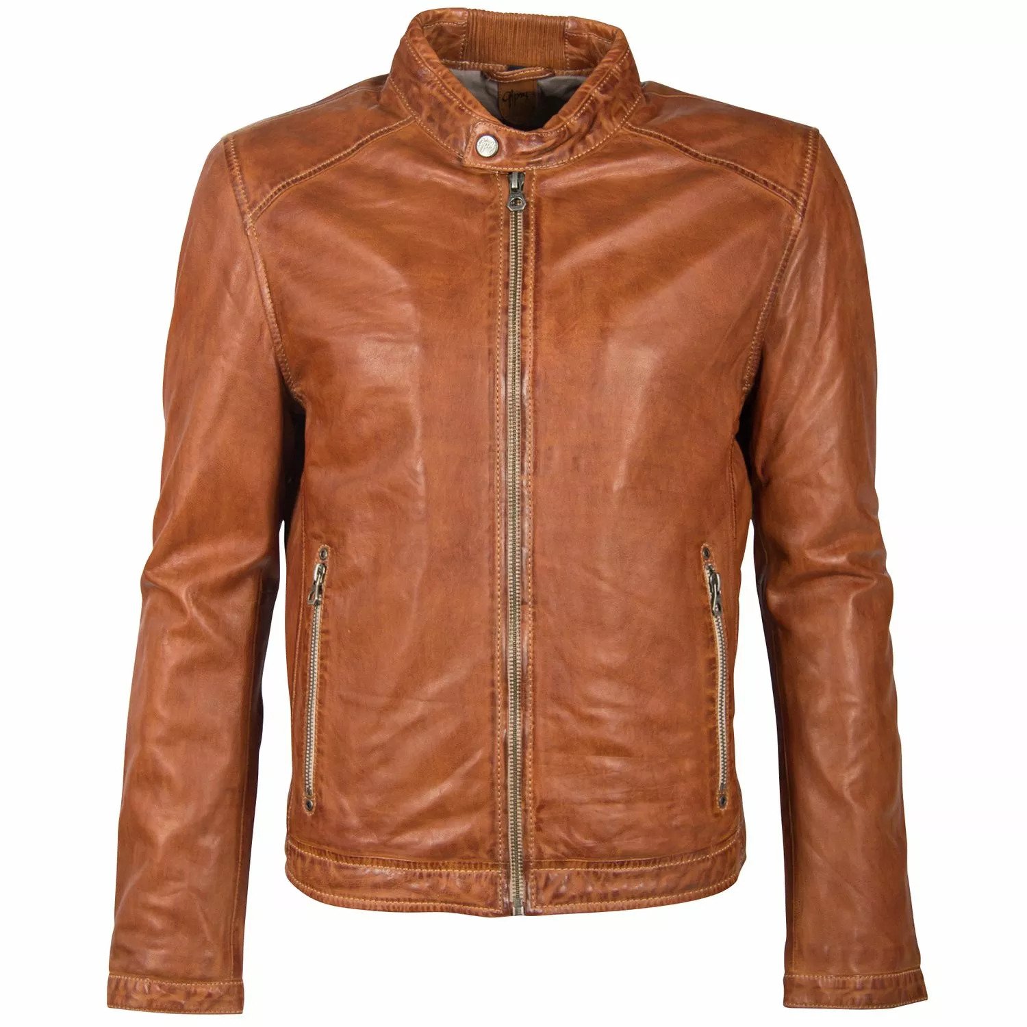 Męska skórzana kurtka Gipsy Cognac GMMenny S22 LAHOV – ODZIEŻ