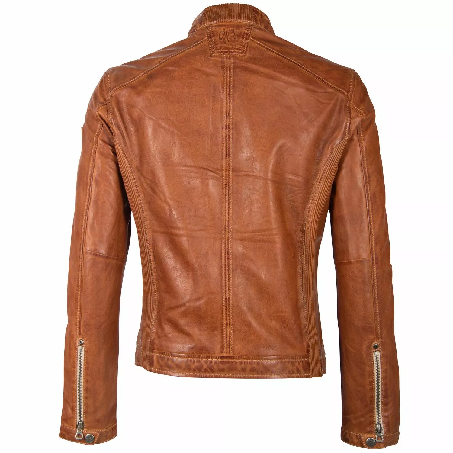 Męska skórzana kurtka Gipsy Cognac GMMenny S22 LAHOV – ODZIEŻ