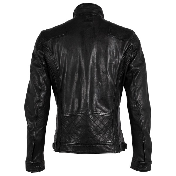 Męska skórzana kurtka Gipsy Czarna GMNevado – BLACK FRIDAY — fotografia 4
