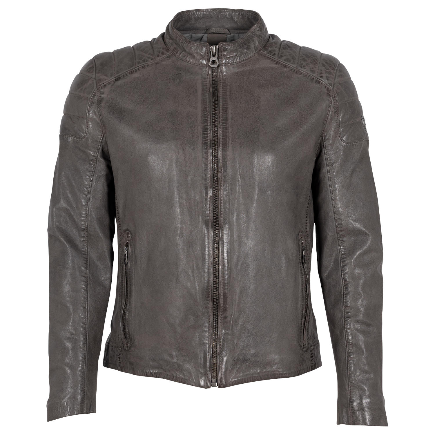 Męska skórzana kurtka Gipsy Szara GMRemko – BLACK FRIDAY