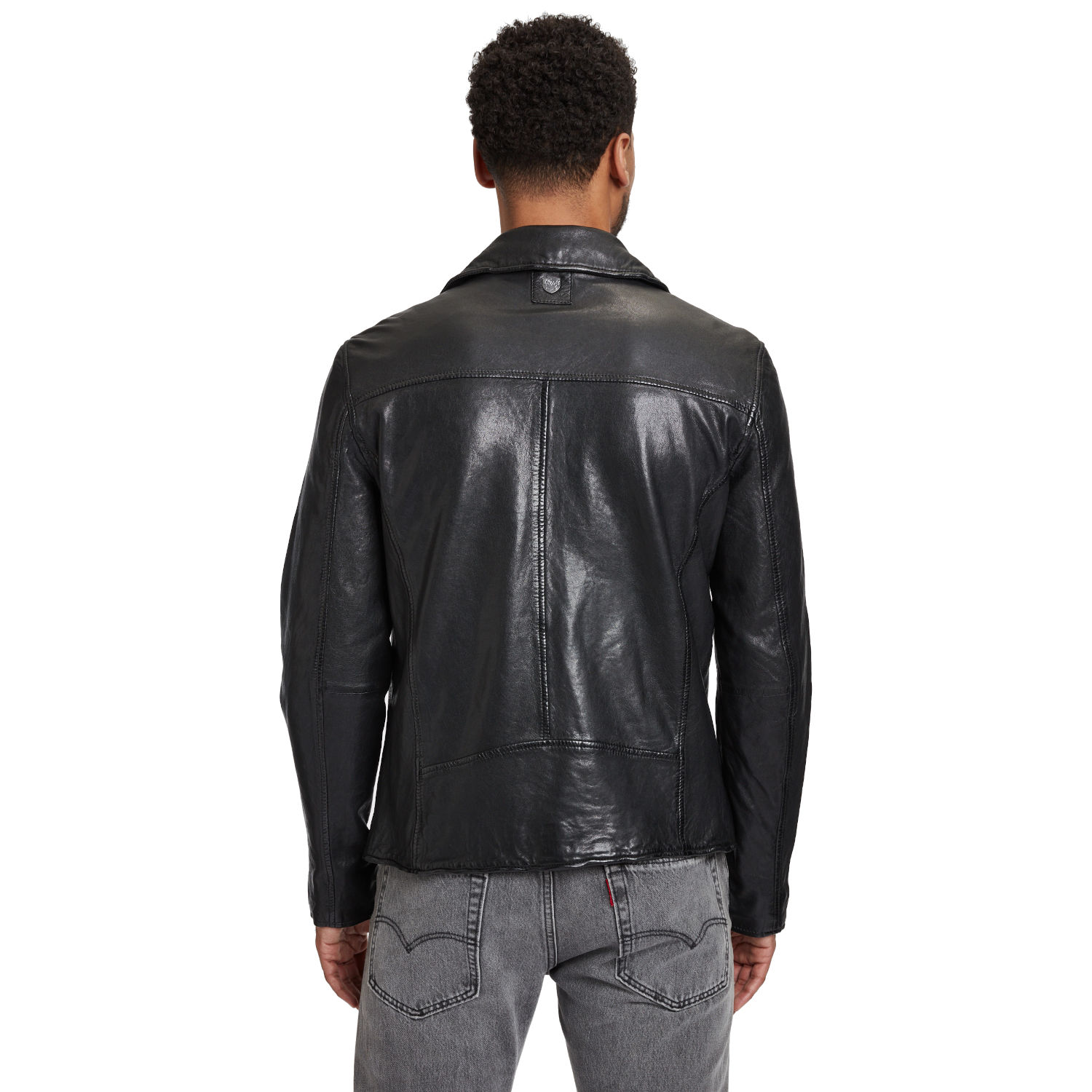 Męska skórzana kurtka Gipsy Czarna GMThalas – BLACK FRIDAY