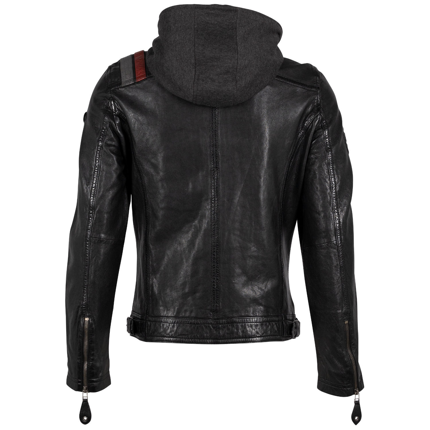 Męska skórzana kurtka Gipsy Czarna GMTrado – BLACK FRIDAY