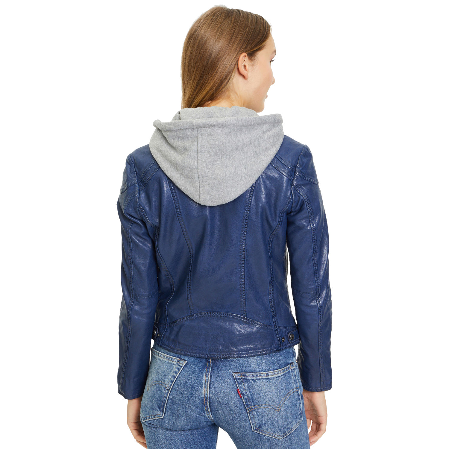 Damska skórzana kurtka Gipsy Niebieska GWAnni – BLACK FRIDAY Damska skórzana kurtka Gipsy Niebieska GWAnni – BLACK FRIDAY