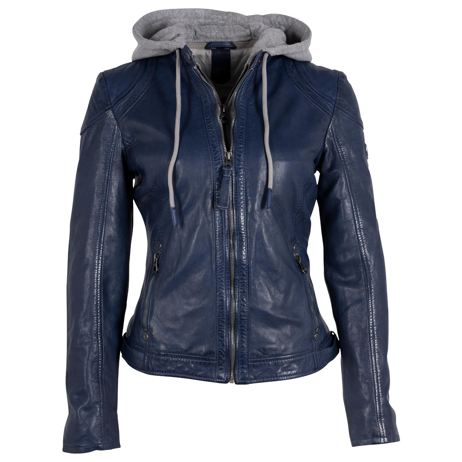 Damska skórzana kurtka Gipsy Niebieska GWAnni – BLACK FRIDAY Damska skórzana kurtka Gipsy Niebieska GWAnni – BLACK FRIDAY