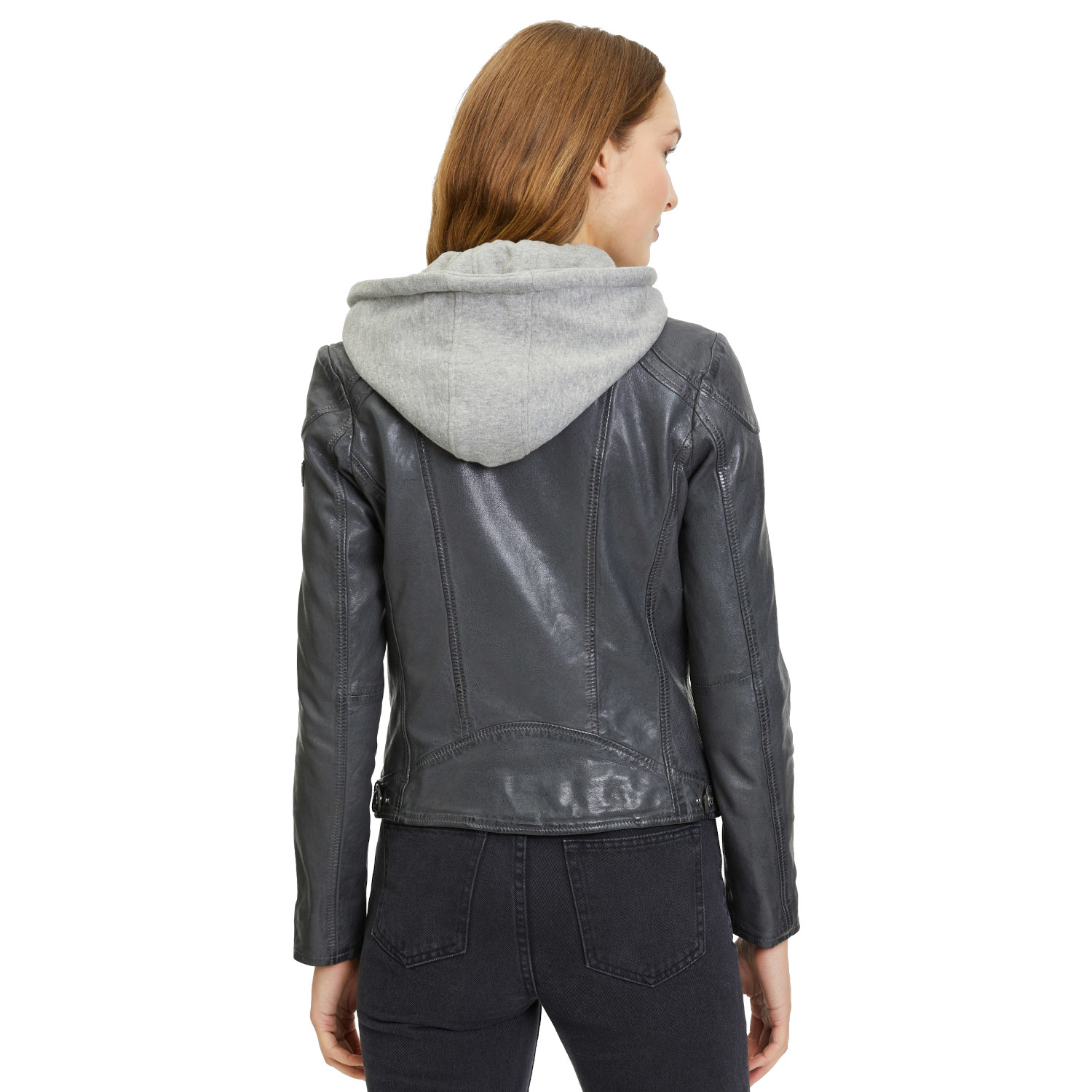 Damska kurtka skórzana Gipsy Ciemnoszara GWAnni – BLACK FRIDAY