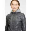 Damska kurtka skórzana Gipsy Ciemnoszara GWAnni – BLACK FRIDAY