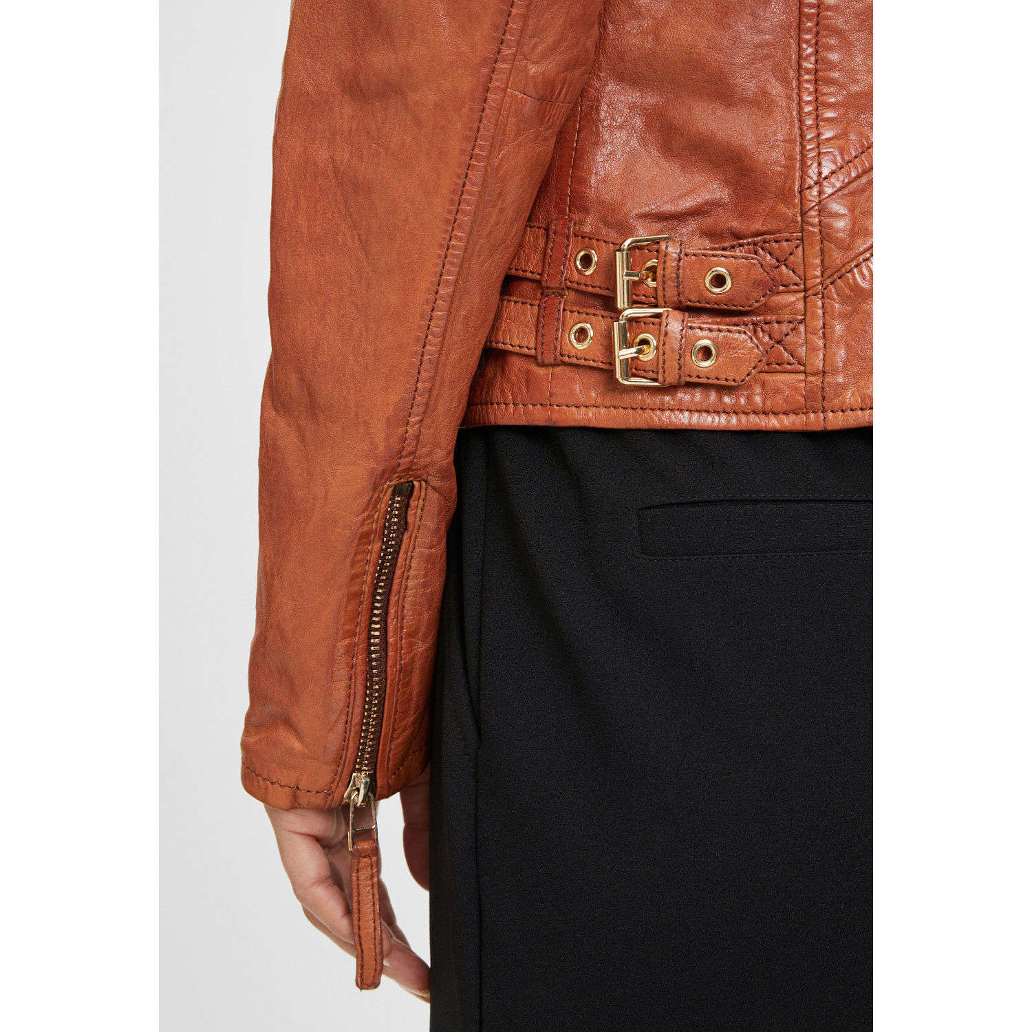 Kurtka skórzana damska Gipsy Cognac GWCadiz – BLACK FRIDAY