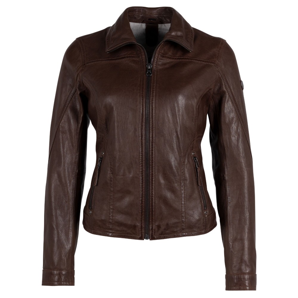 Kurtka skórzana damska Gipsy kasztanowa GWCaitlin - readytowear