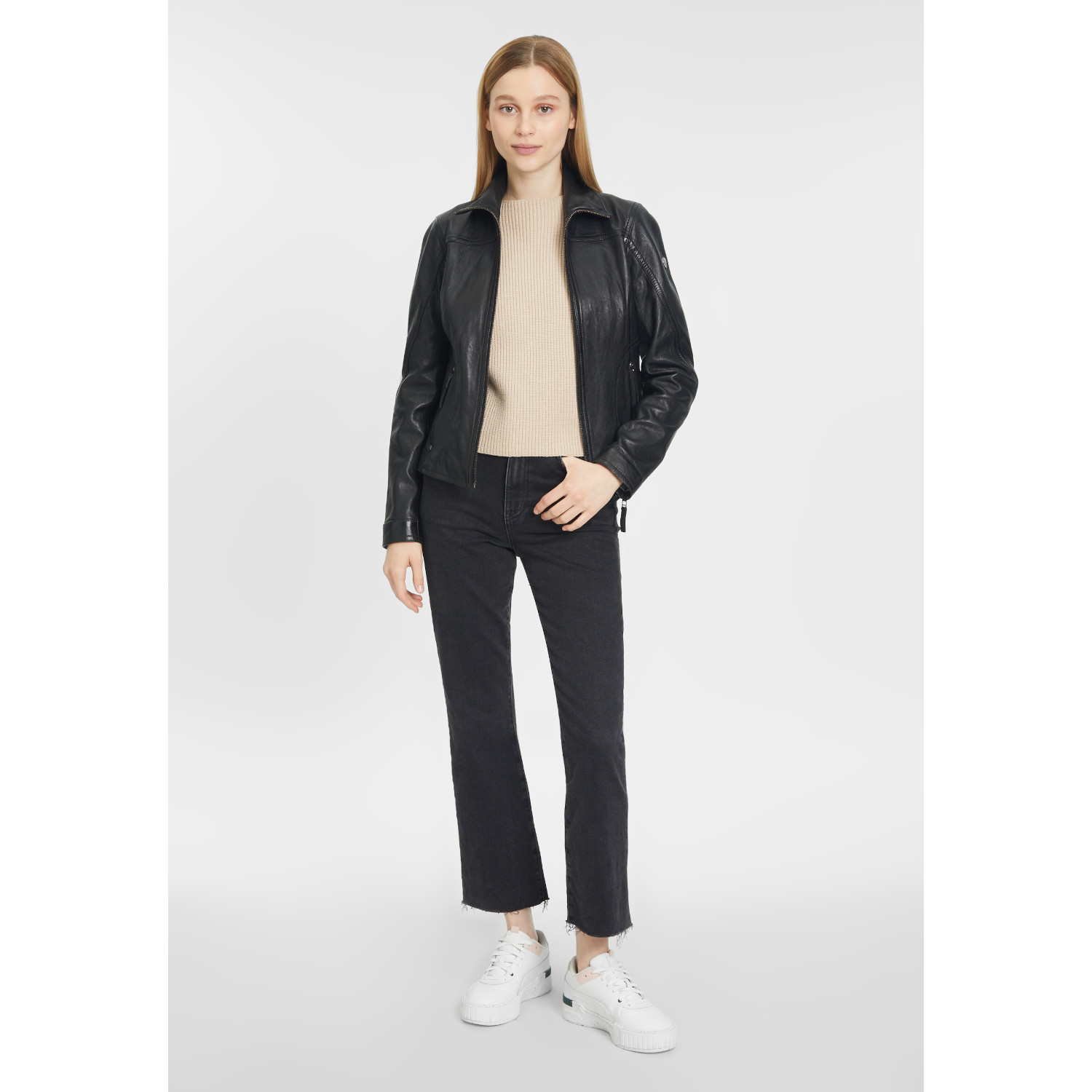 Kurtka skórzana damska Gipsy Czarna GWCaitlin – BLACK FRIDAY