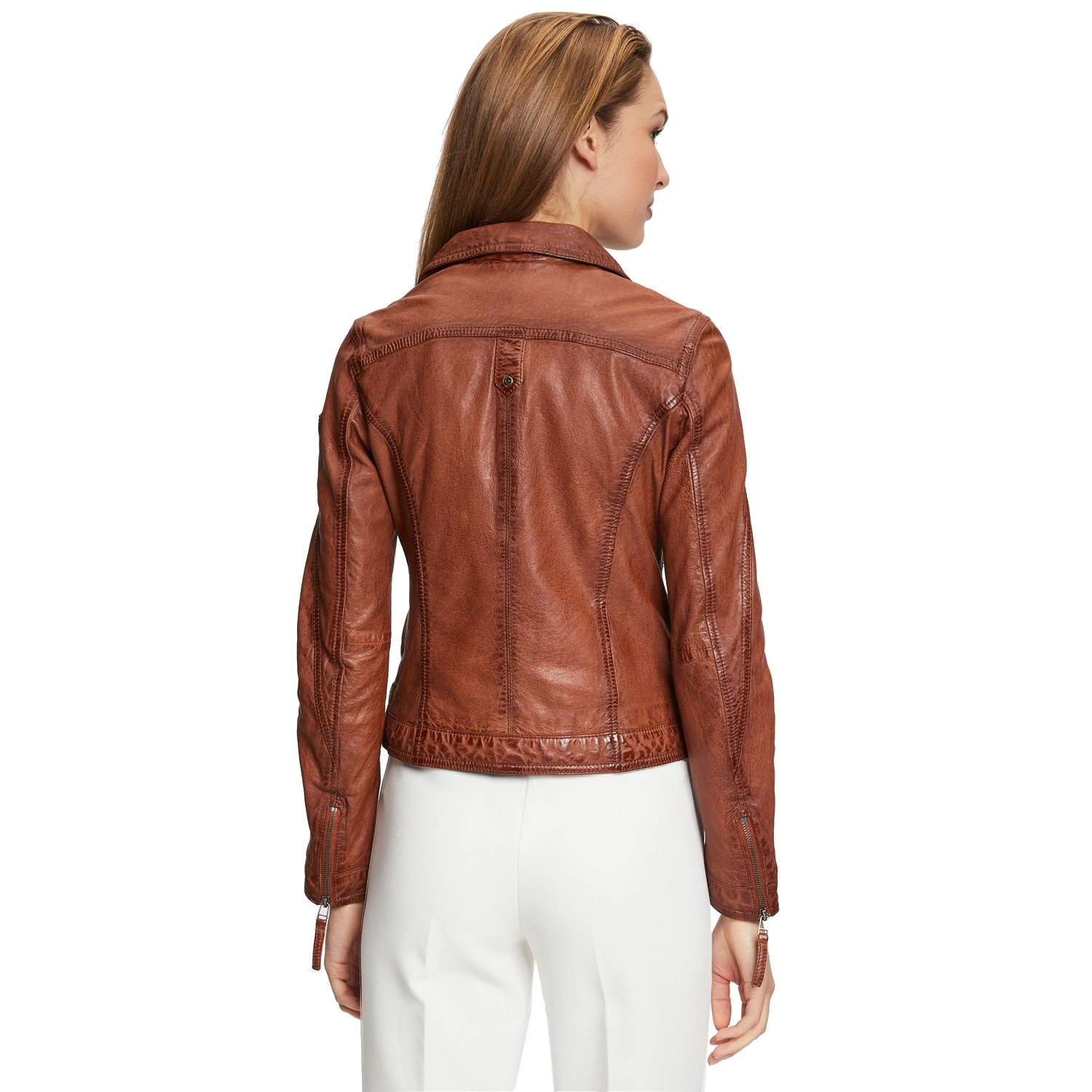 Kurtka skórzana damska Gipsy Cognac GWCardie – ODZIEŻ
