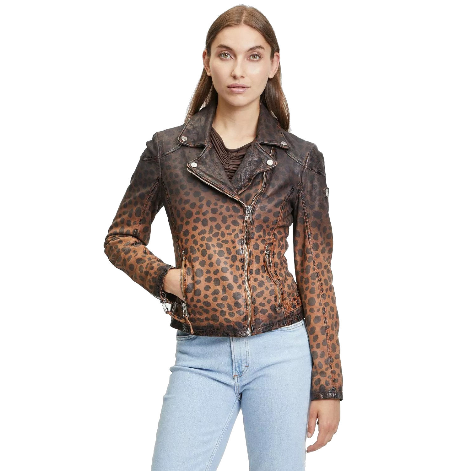 Kurtka skórzana damska Gipsy Cognac GWCheetah – ODZIEŻ Kurtka skórzana damska Gipsy Cognac GWCheetah – ODZIEŻ