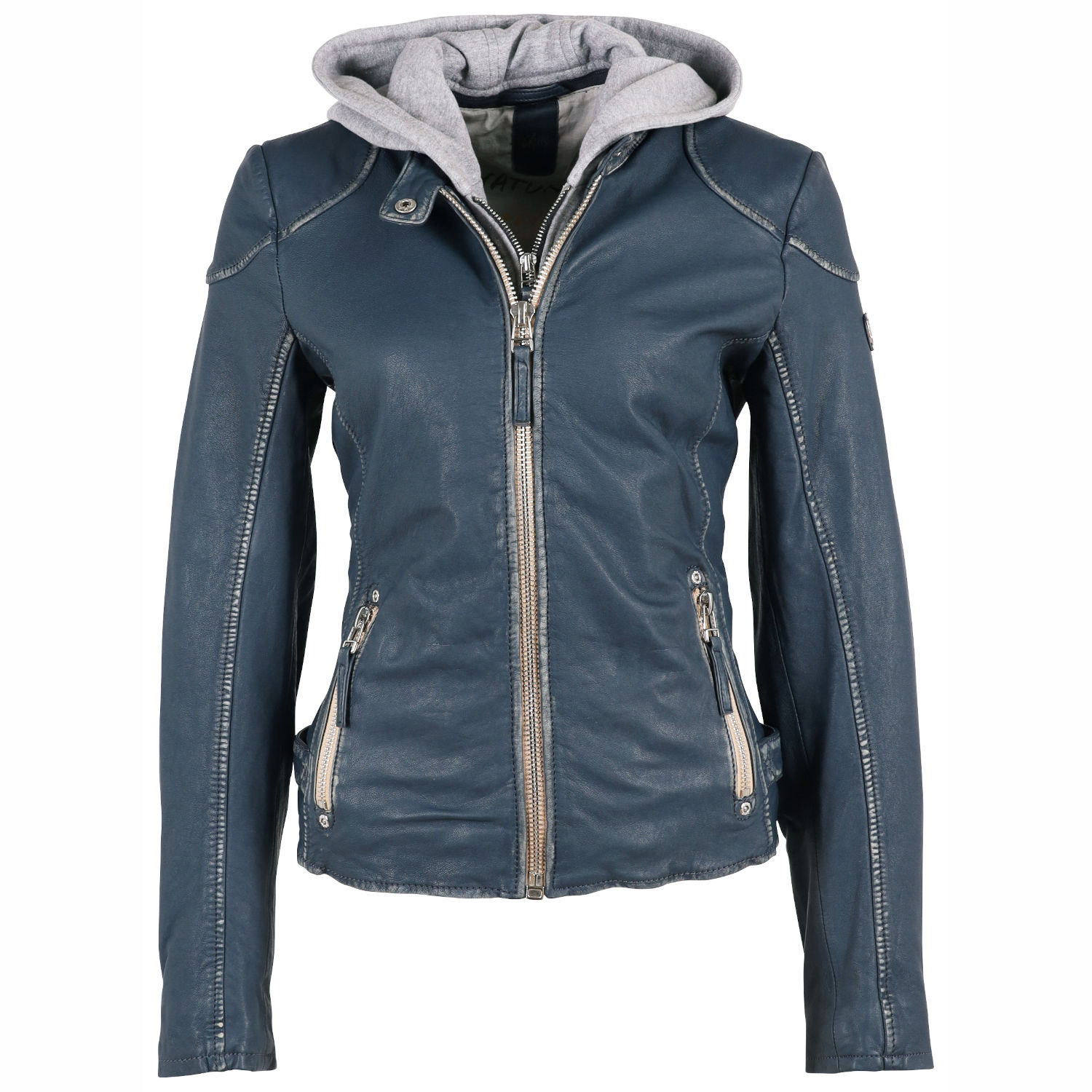Kurtka skórzana damska Gipsy Denim Blue GWFinja – BLACK FRIDAY Kurtka skórzana damska Gipsy Denim Blue GWFinja – BLACK FRIDAY