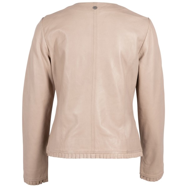 Kurtka skórzana damska Gipsy jasnobeżowa GWGlenny