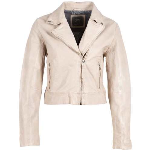 Kurtka skórzana damska Gipsy Off White GWJella