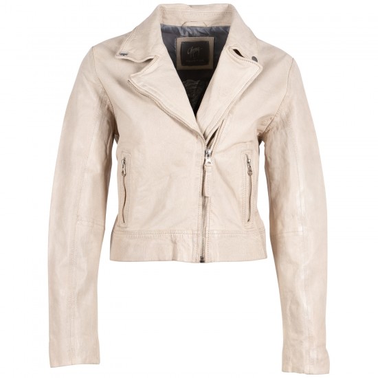 Kurtka skórzana damska Gipsy Off White GWJella Kurtka skórzana damska Gipsy Off White GWJella