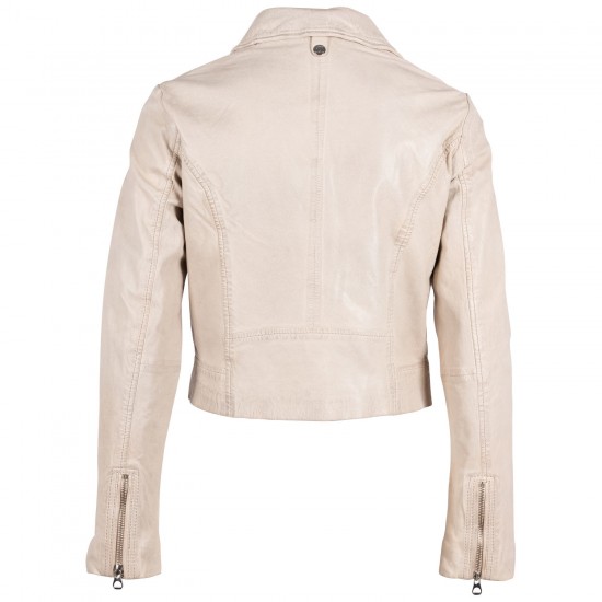 Kurtka skórzana damska Gipsy Off White GWJella