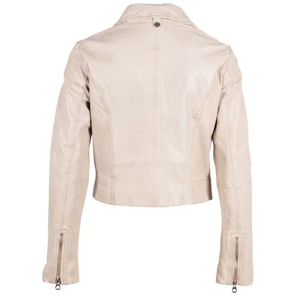 Kurtka skórzana damska Gipsy Off White GWJella
