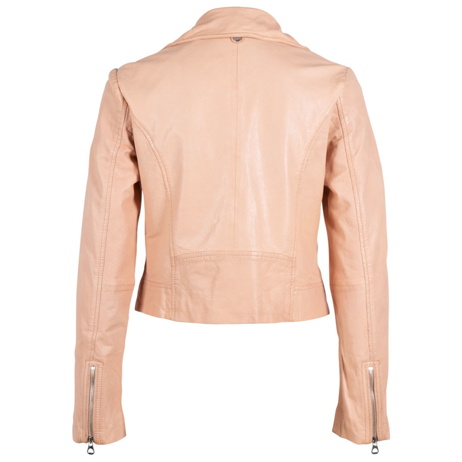 Kurtka skórzana damska Gipsy brzoskwiniowo-różowa GWJella – BLACK FRIDAY