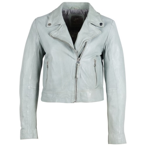 Kurtka skórzana damska Gipsy jasnozielona GWJella