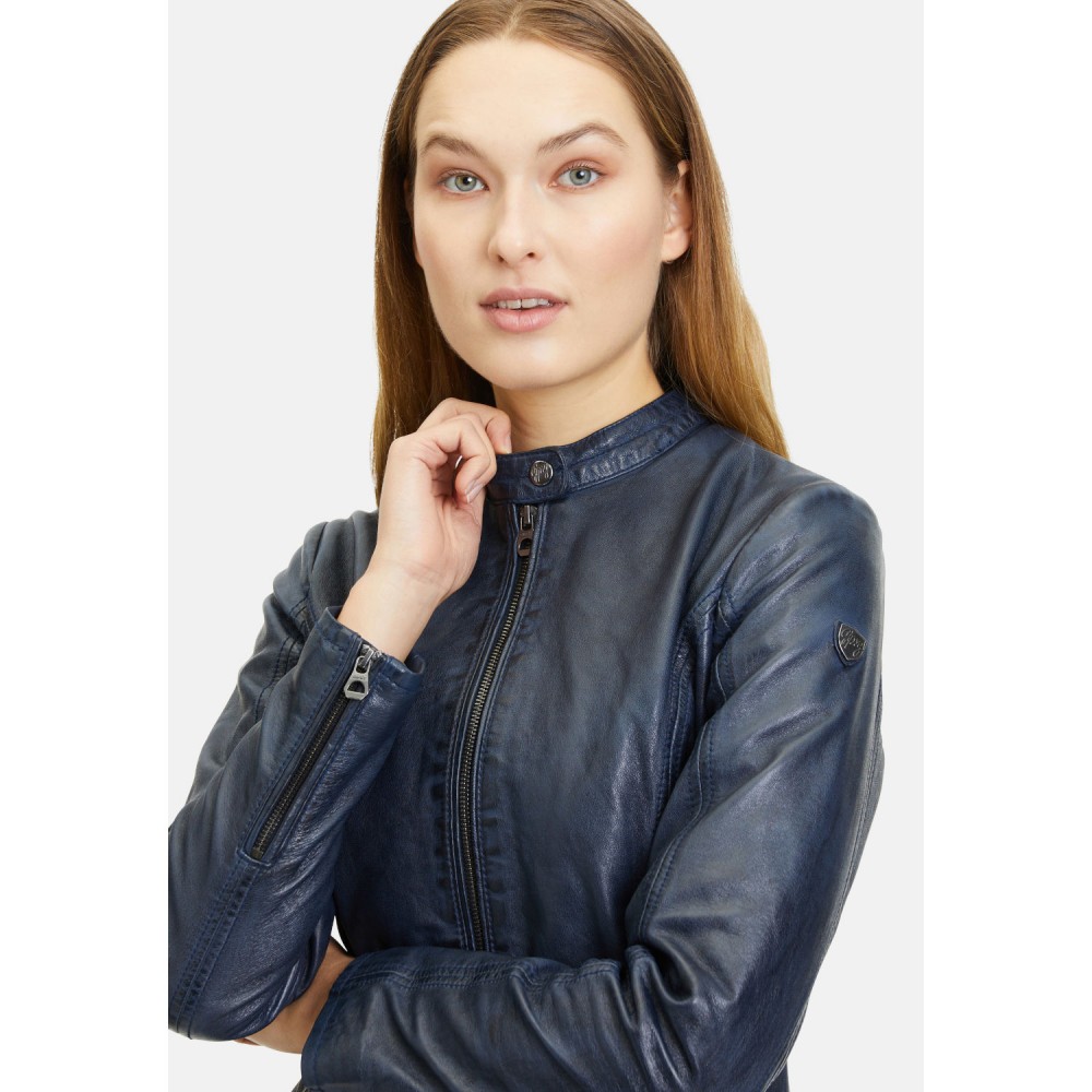 Kurtka skórzana damska Gipsy granatowa GWJoanne Kurtka skórzana damska Gipsy granatowa GWJoanne