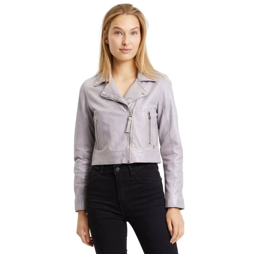 Kurtka skórzana damska Gipsy Lawendowy Fiolet GWJulene