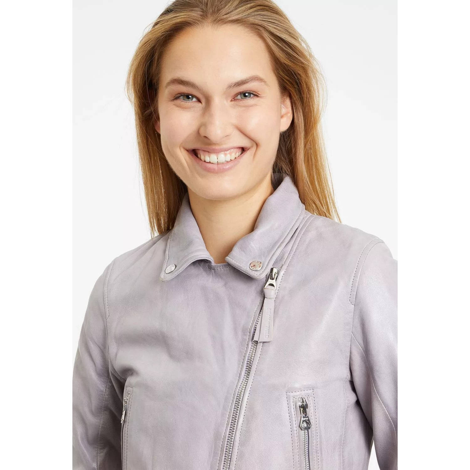 Kurtka skórzana damska Gipsy Lawendowy Fiolet GWJulene – BLACK FRIDAY